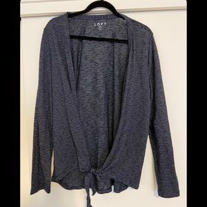 Women’s LOFT Size XL Cardigan with Front Tie